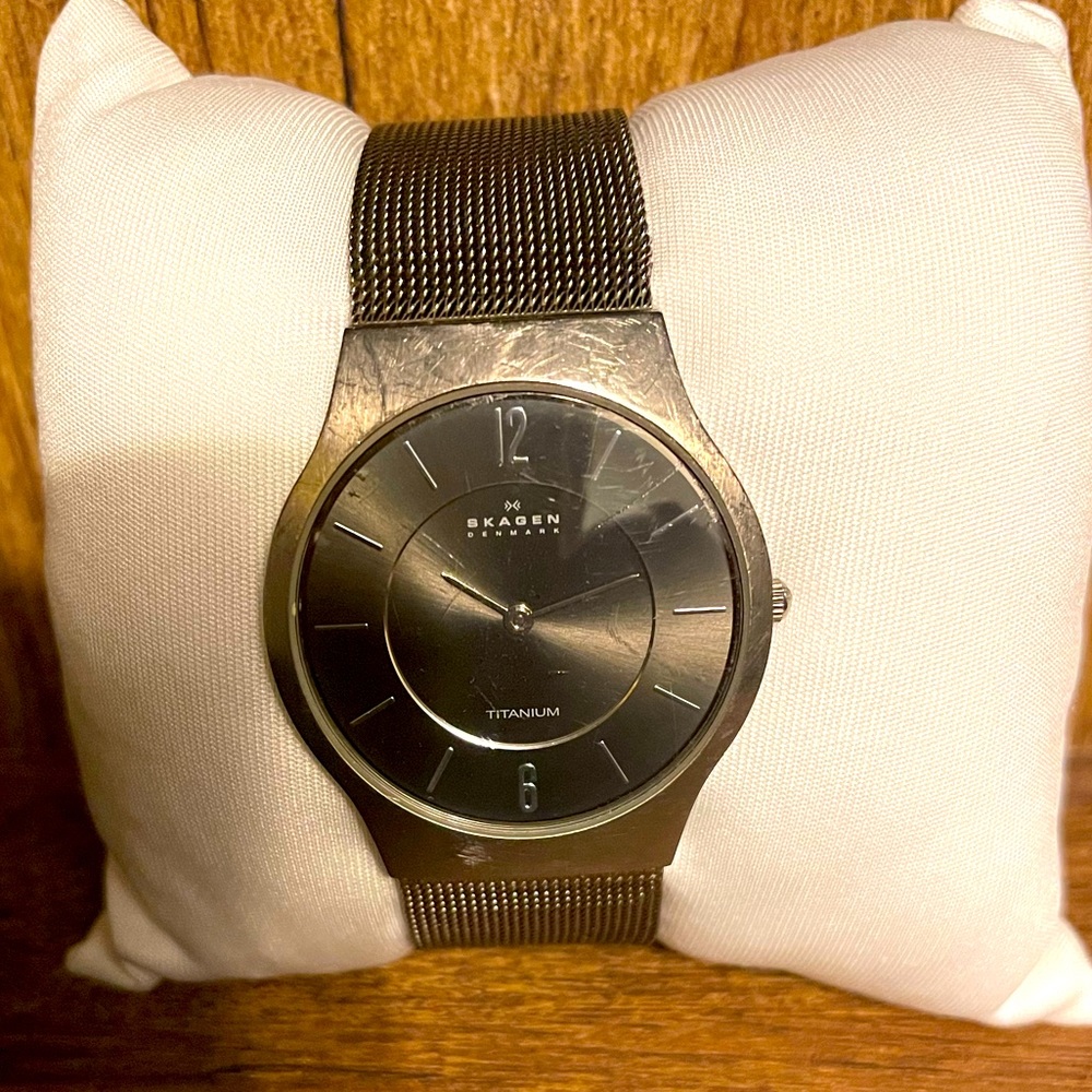 Skagen Titanium Slim Men’s Watch VINTAGE
